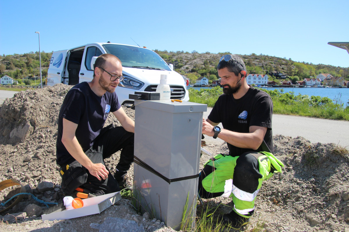 Frv Linus Melert och Davor Foltin från TEGAB Foto Lars Joelsson
