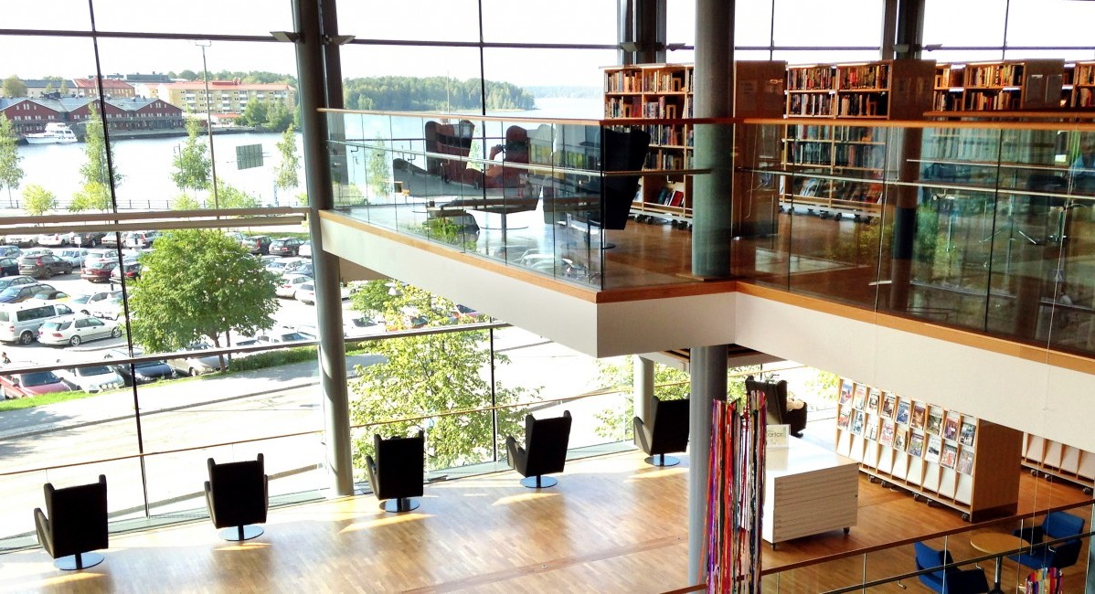 Nya biblioteket i Luleå, Bild från Google