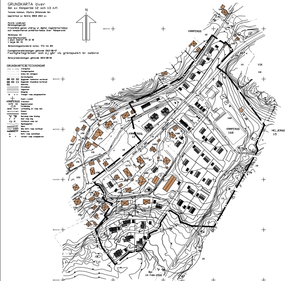 Illustrationskarta över Kämperöd 1:2 och 1:3 m.fl.